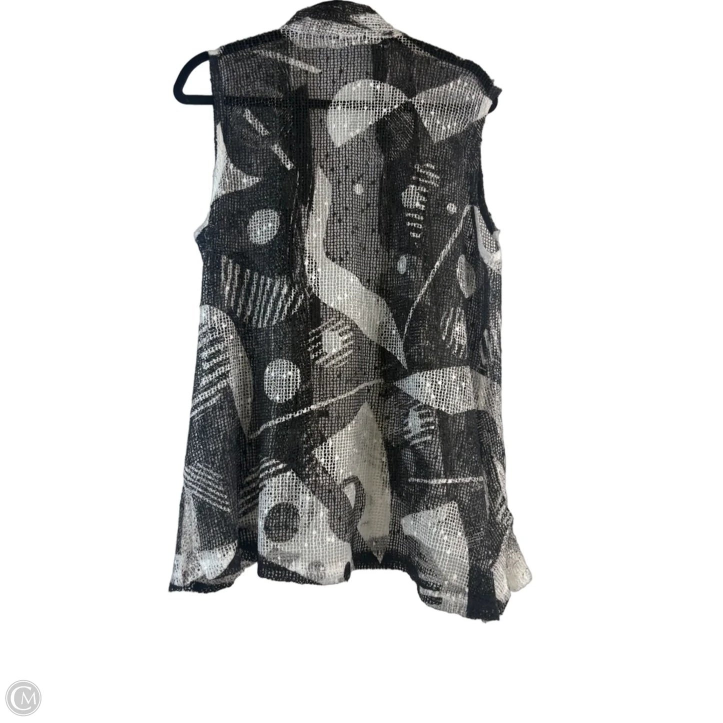 Vest Other By Jess And Jane In Black & White, Size: M