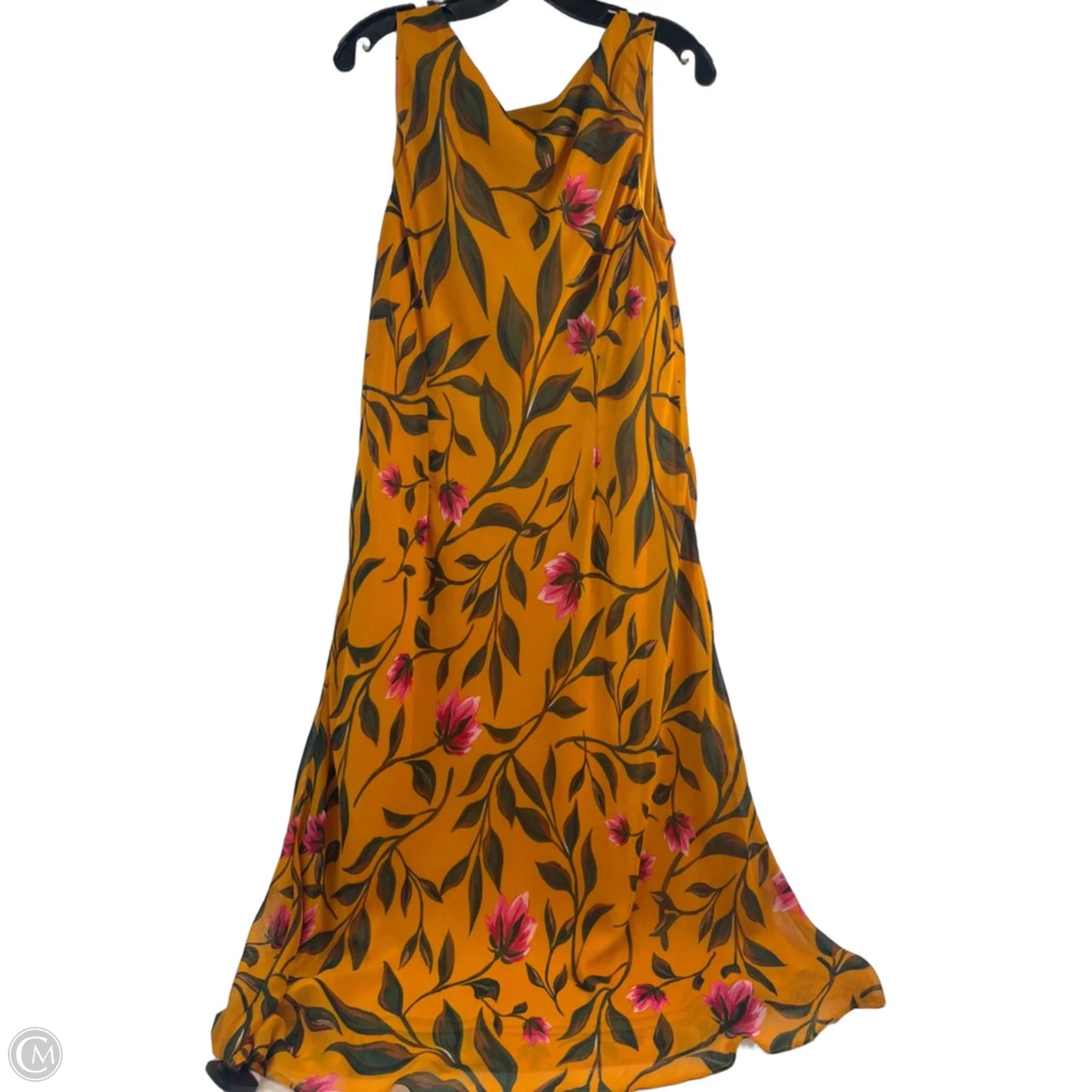 Dress Casual Maxi By Ronnie Nicole In Green & Orange, Size: Xl