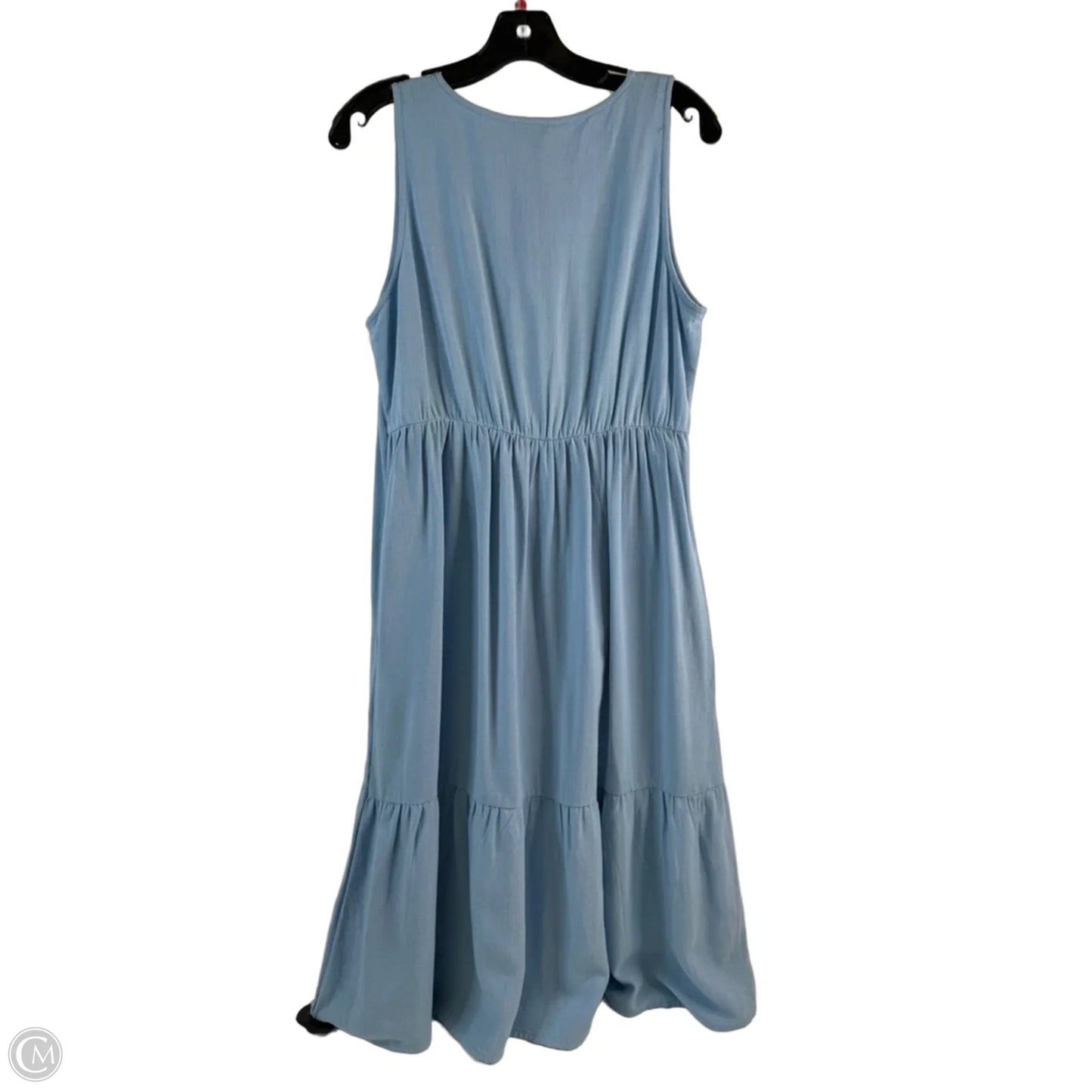 Dress Casual Midi By Clothes Mentor In Blue, Size: M