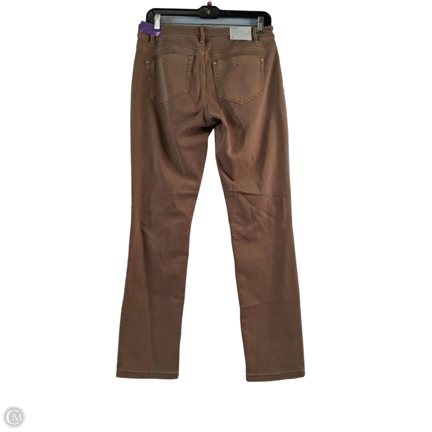 Jeans Skinny By J. Jill In Brown Denim, Size: 4