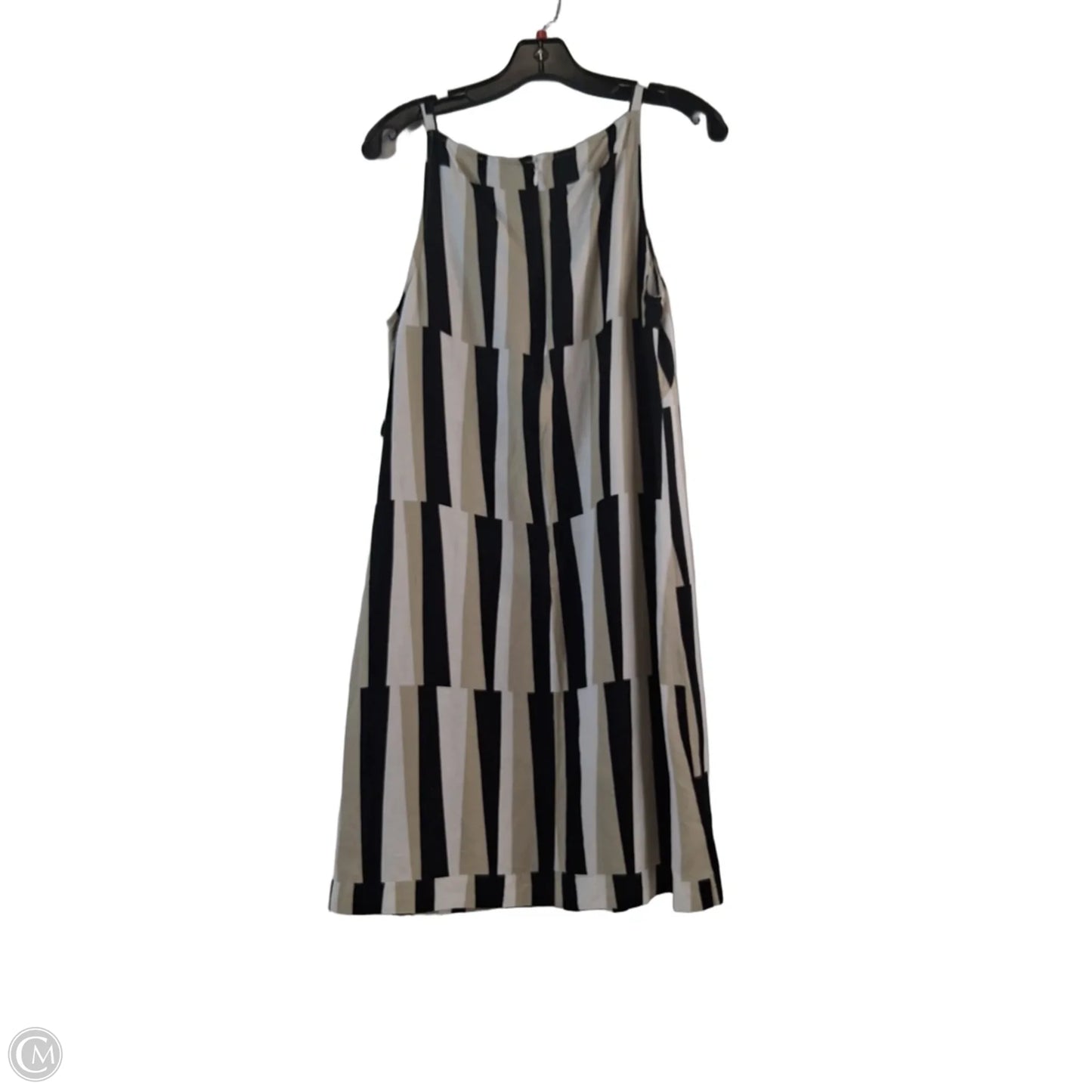 Dress Casual Midi By Ann Taylor In Black & Brown, Size: S