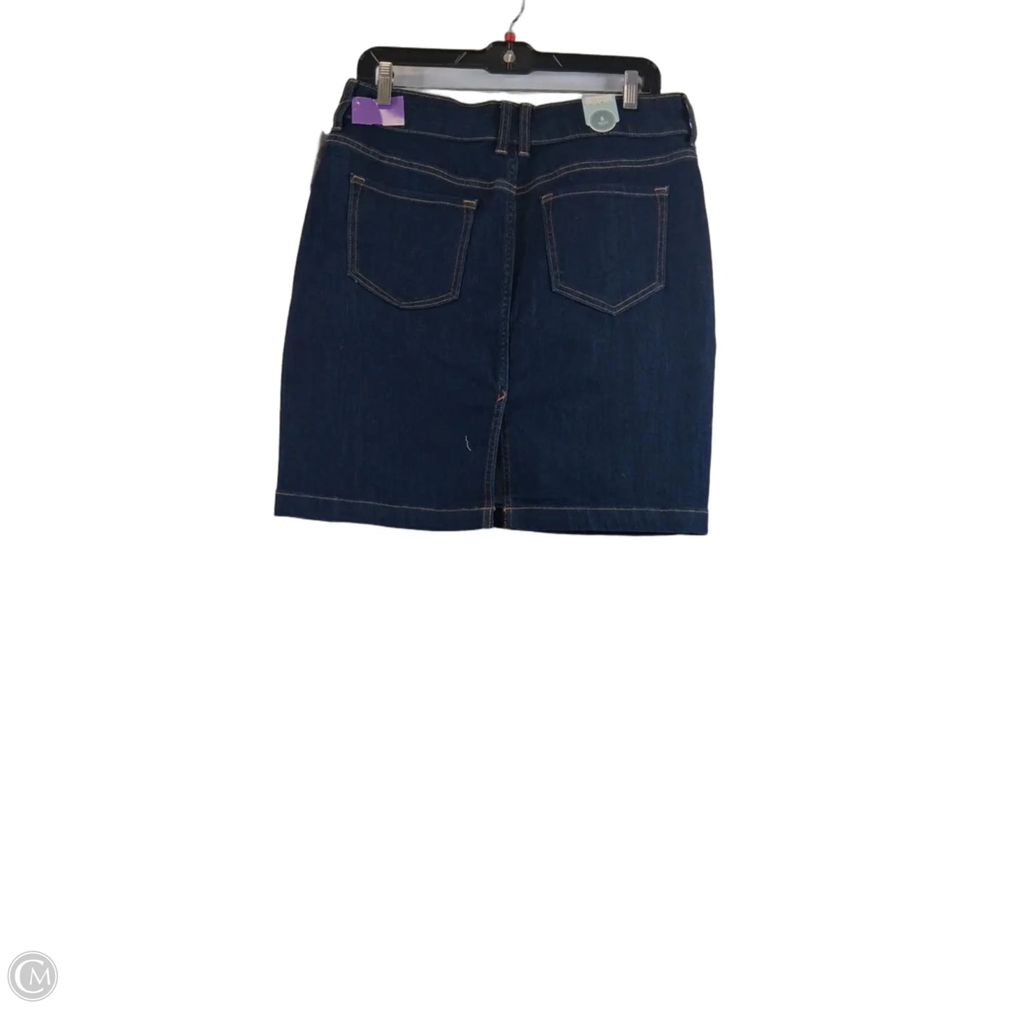 Skirt Midi By Old Navy In Blue Denim, Size: 8