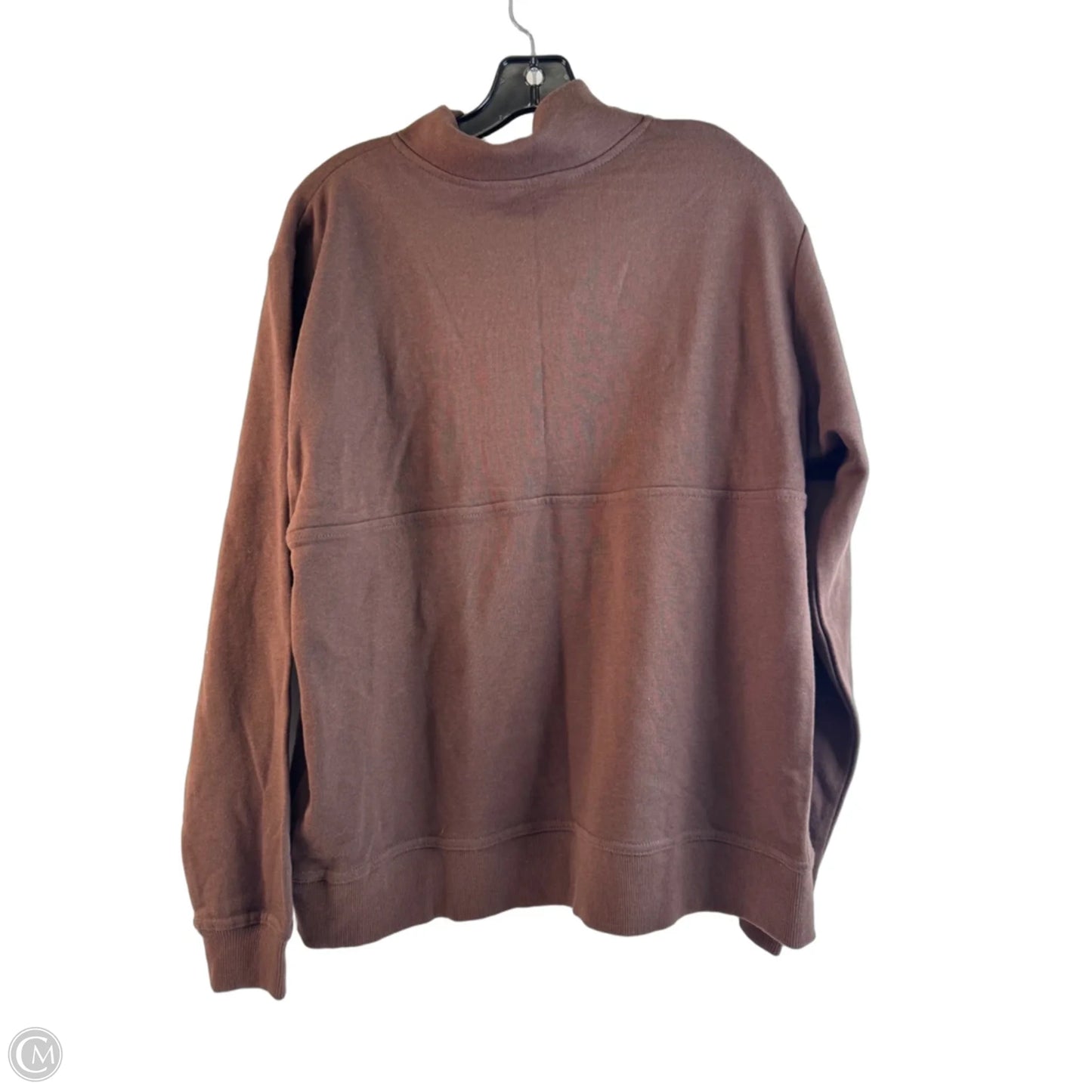 Top Long Sleeve By Clothes Mentor In Brown, Size: L