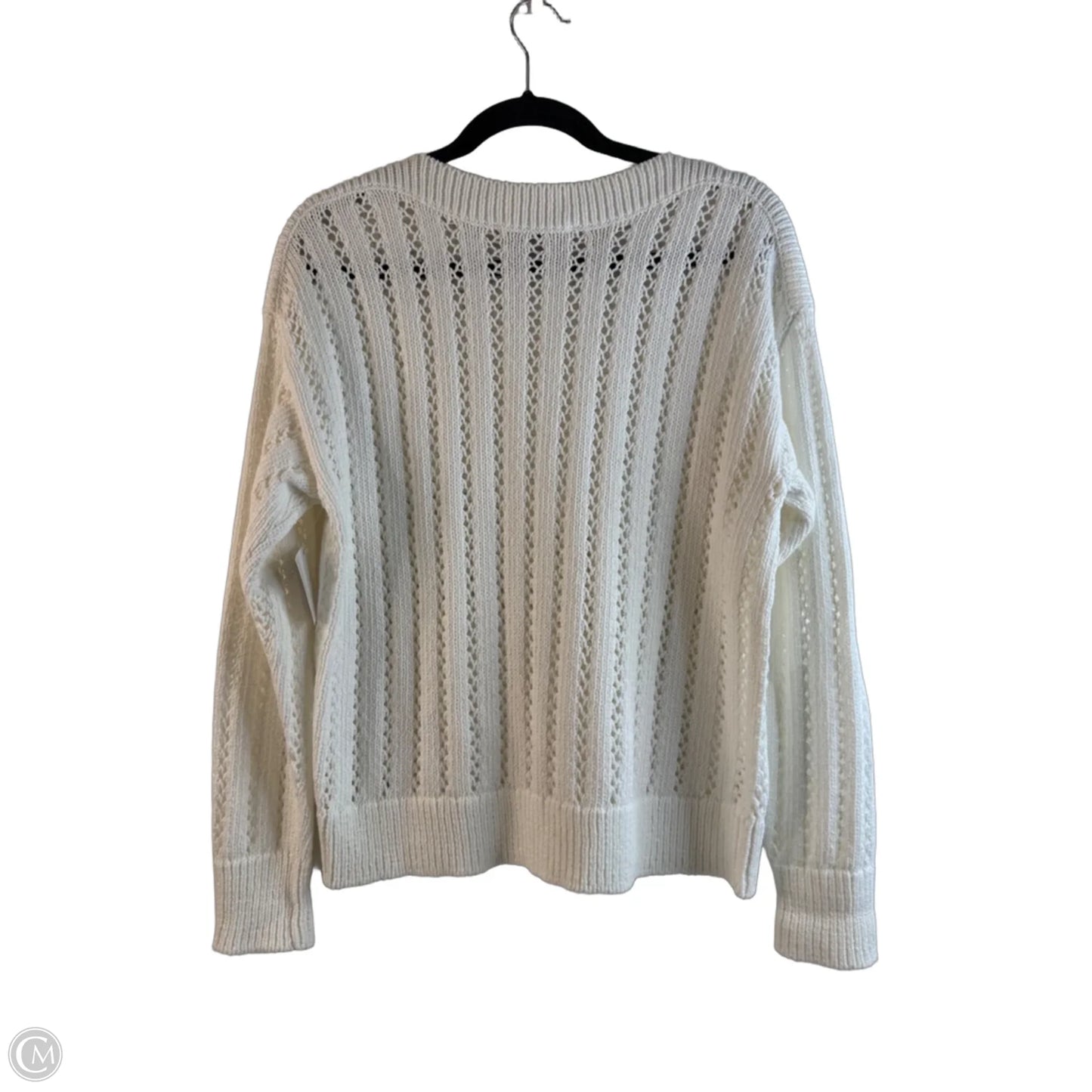 Sweater By Loft In Cream, Size: M