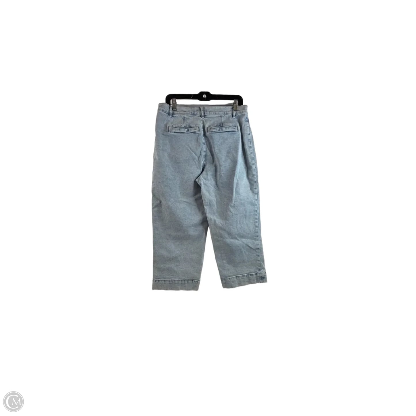 Jeans Wide Leg By Loft In Blue Denim, Size: 10