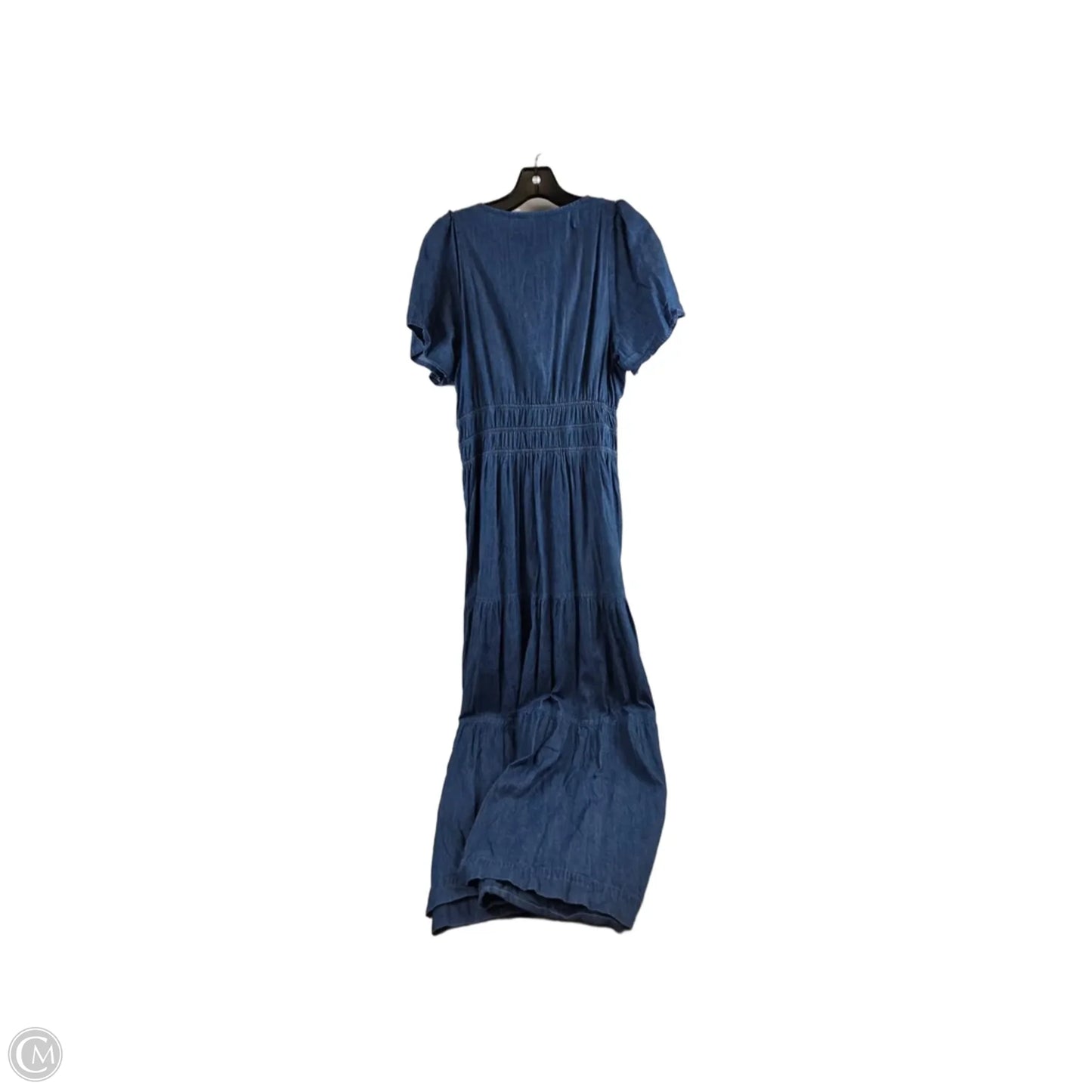 Dress Casual Maxi By Tommy Hilfiger In Blue Denim, Size: M
