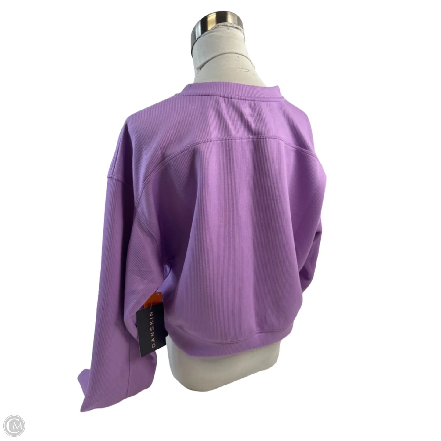 Athletic Top Long Sleeve Crewneck By Danskin In Purple, Size: S