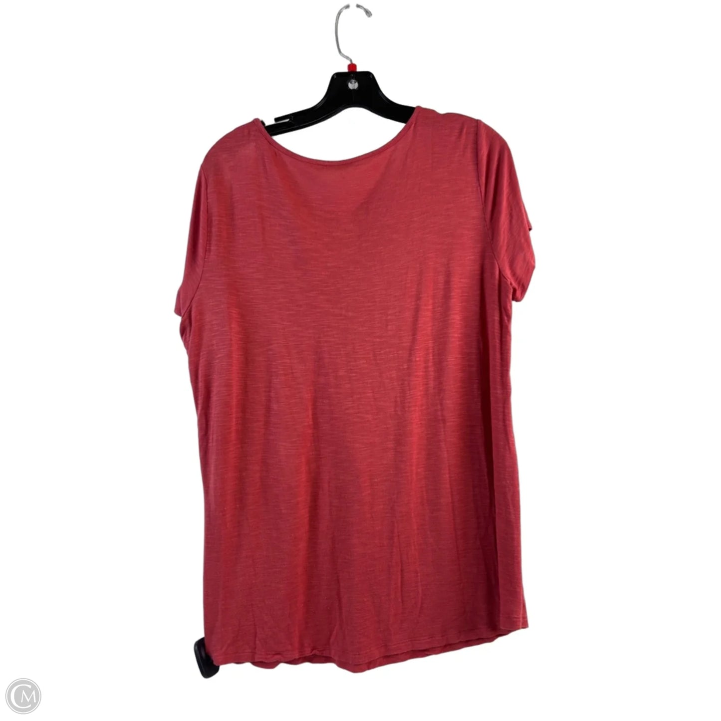 Top Short Sleeve By St Johns Bay In Coral, Size: L