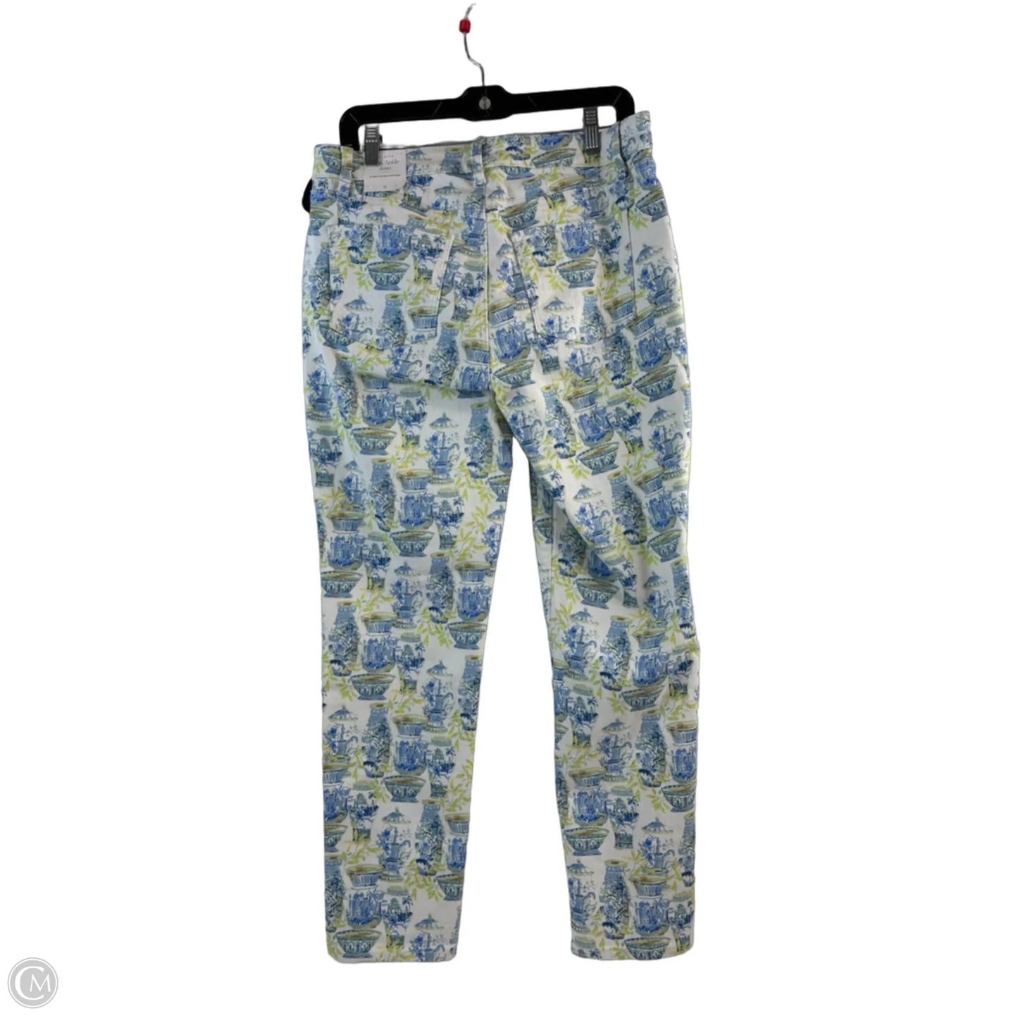 Jeans Skinny By Talbots In Blue & Green, Size: 8