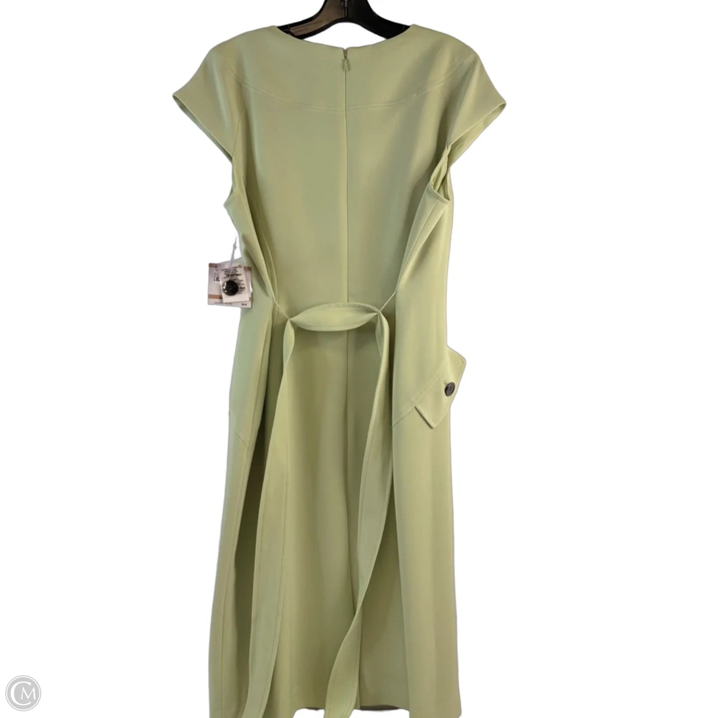 Dress Casual Midi By Kasper In Green, Size: L