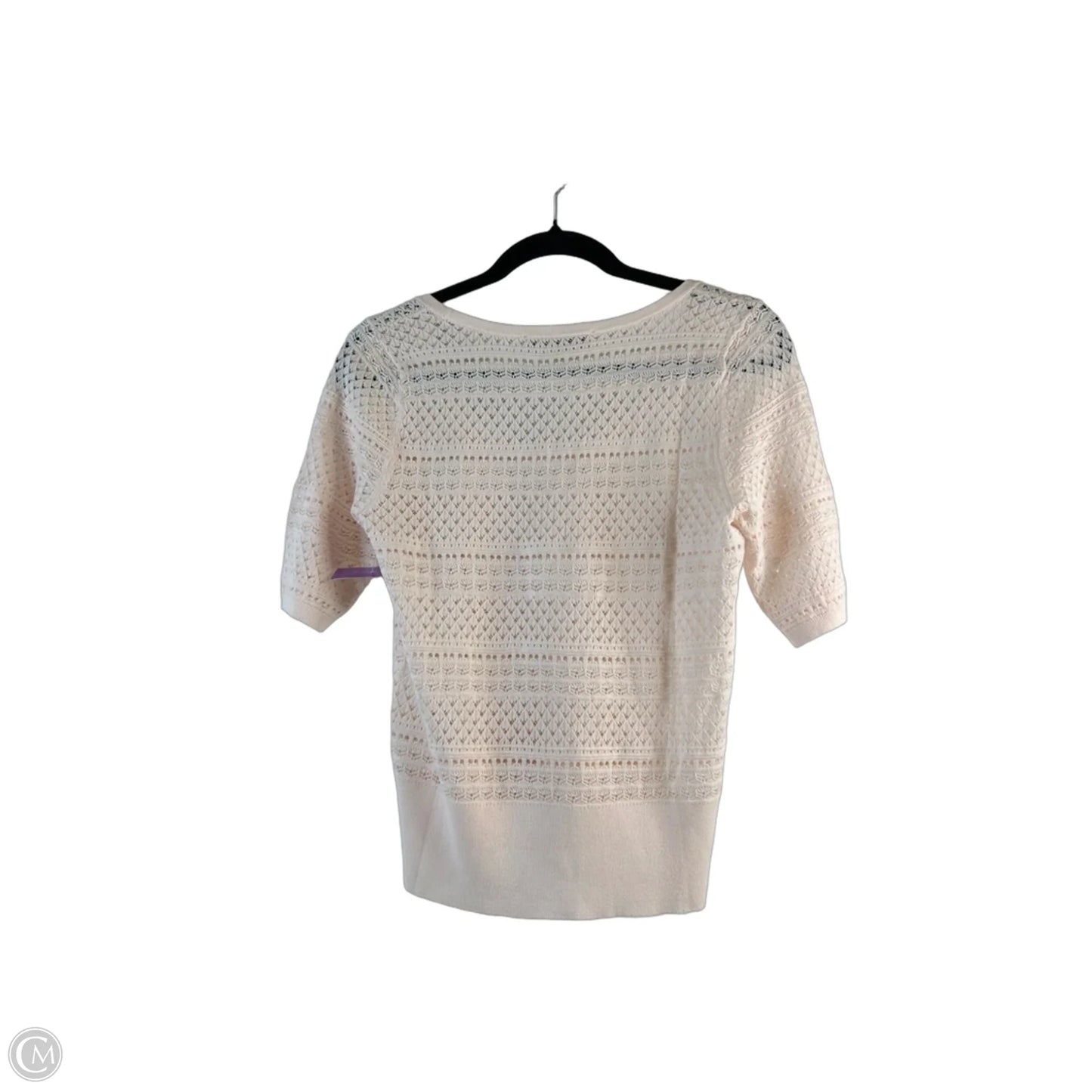 Top Short Sleeve By Loft In Pink, Size: S