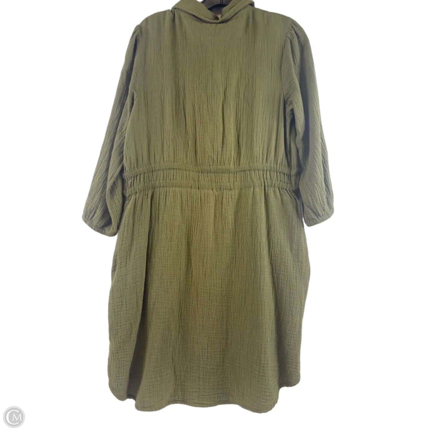 Dress Casual Midi By Maurices In Green, Size: M