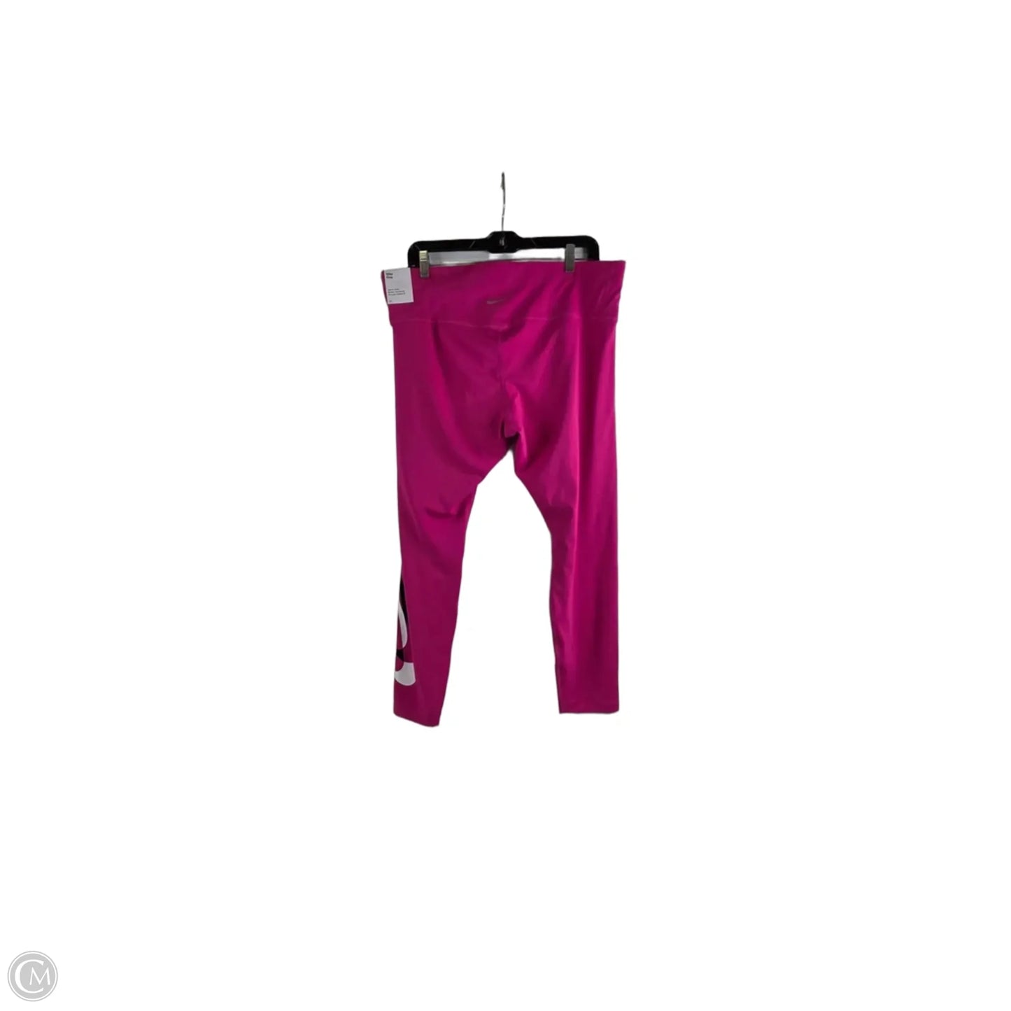 Athletic Leggings By Nike Apparel In Pink, Size: 1x