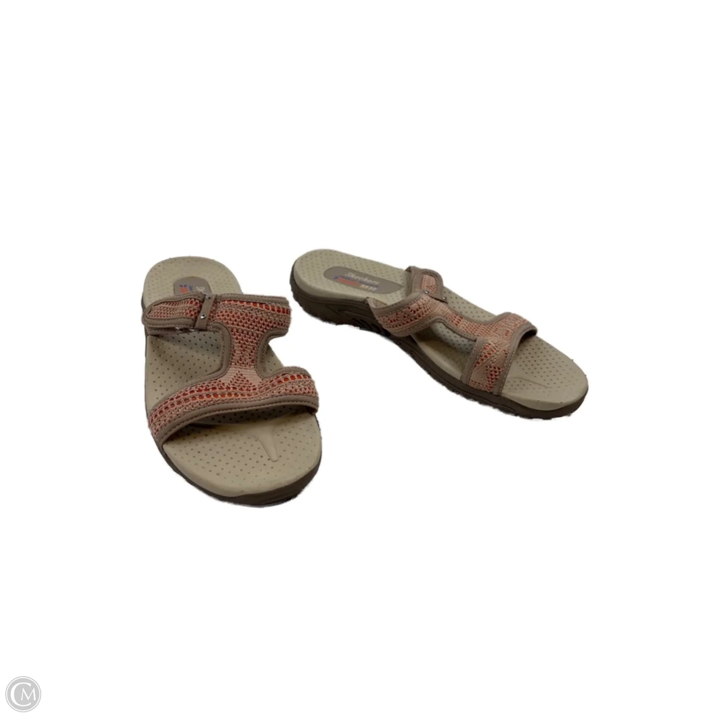 Sandals Flats By Skechers In Tan, Size: 9