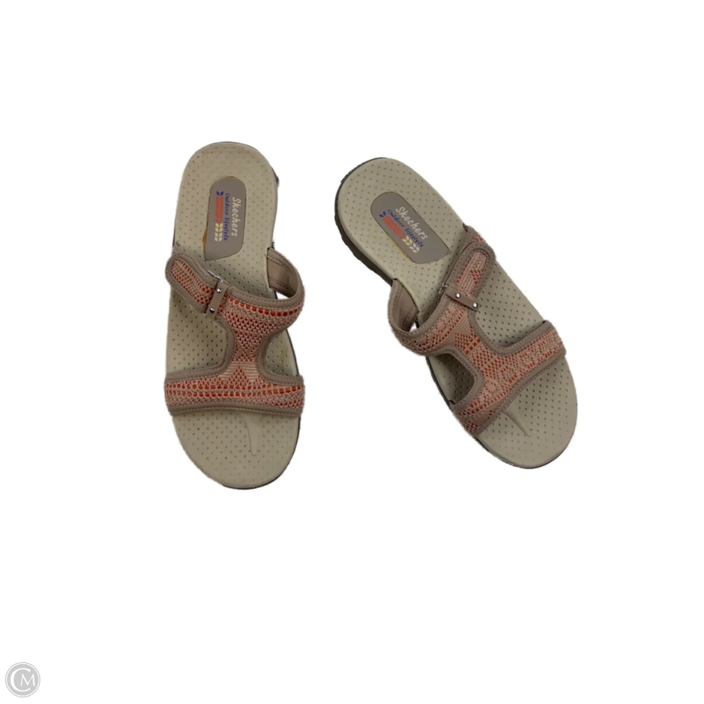 Sandals Flats By Skechers In Tan, Size: 9