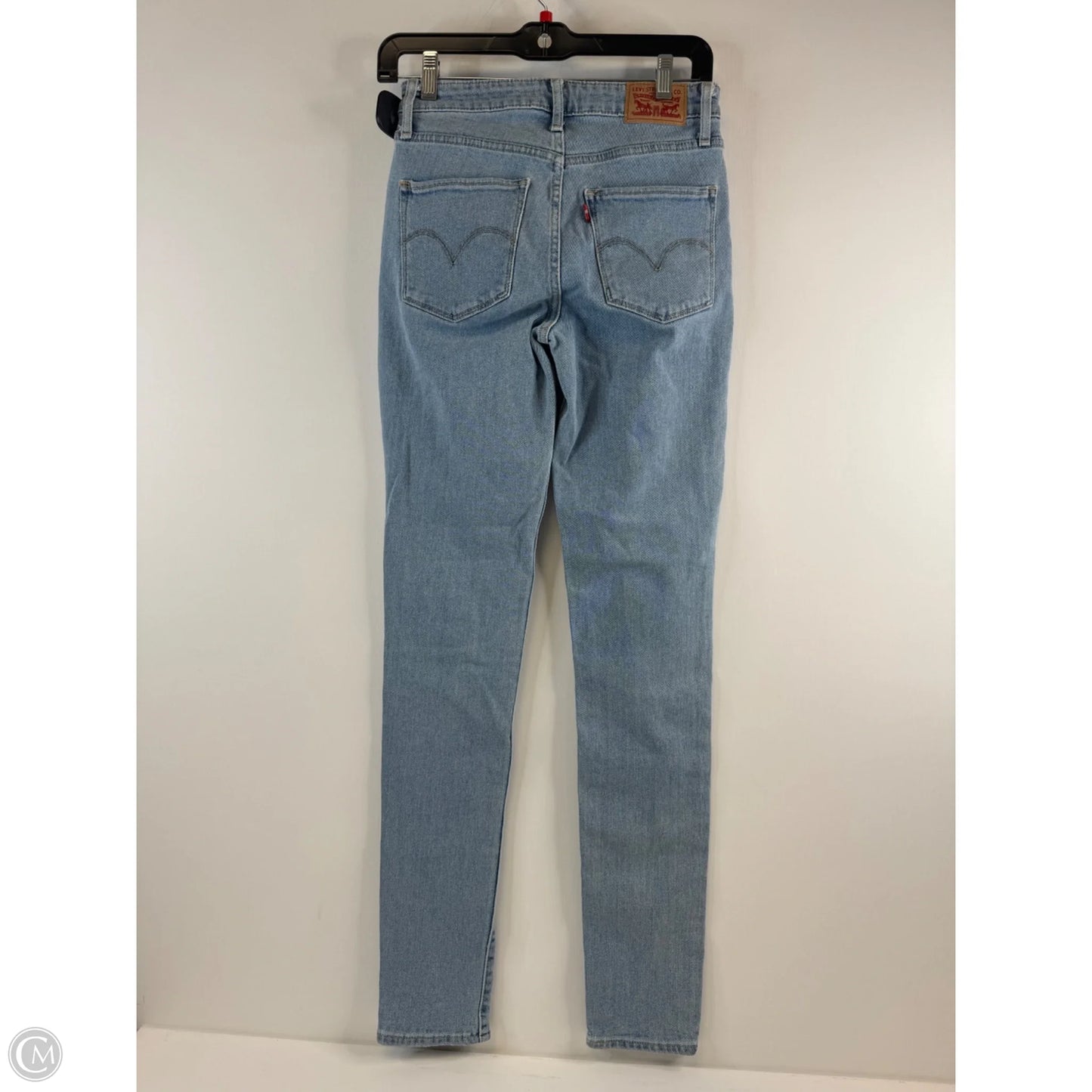 Jeans Skinny By Levis In Blue Denim, Size: 4