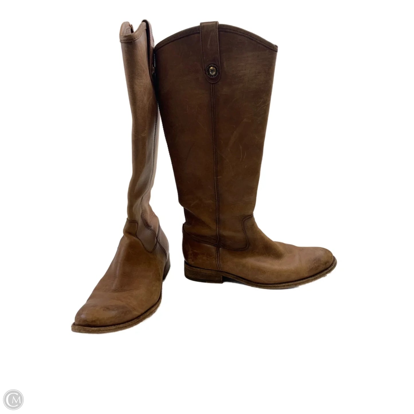 Boots Designer By Frye In Tan, Size: 8
