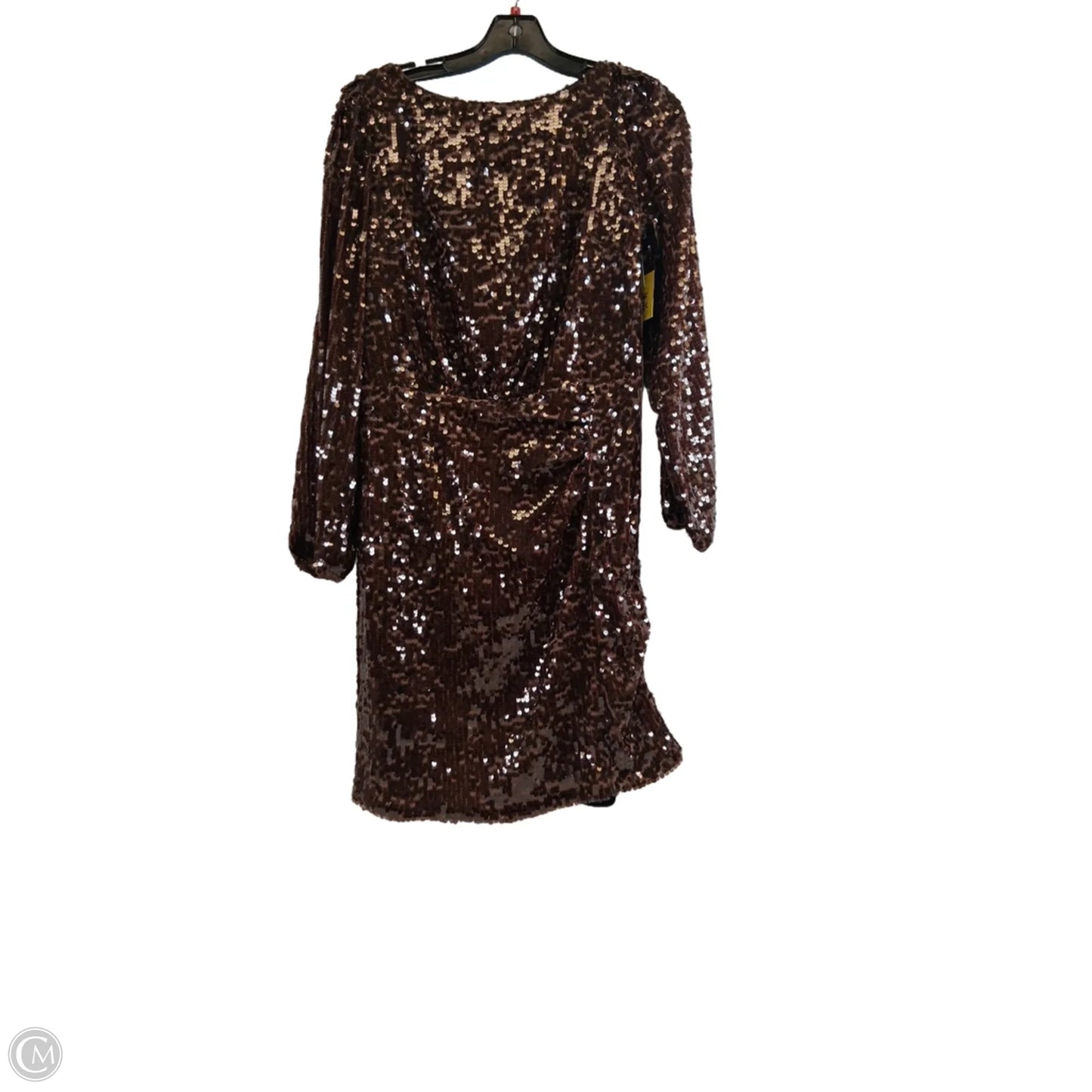 Dress Party Midi By Loft In Brown, Size: Xs