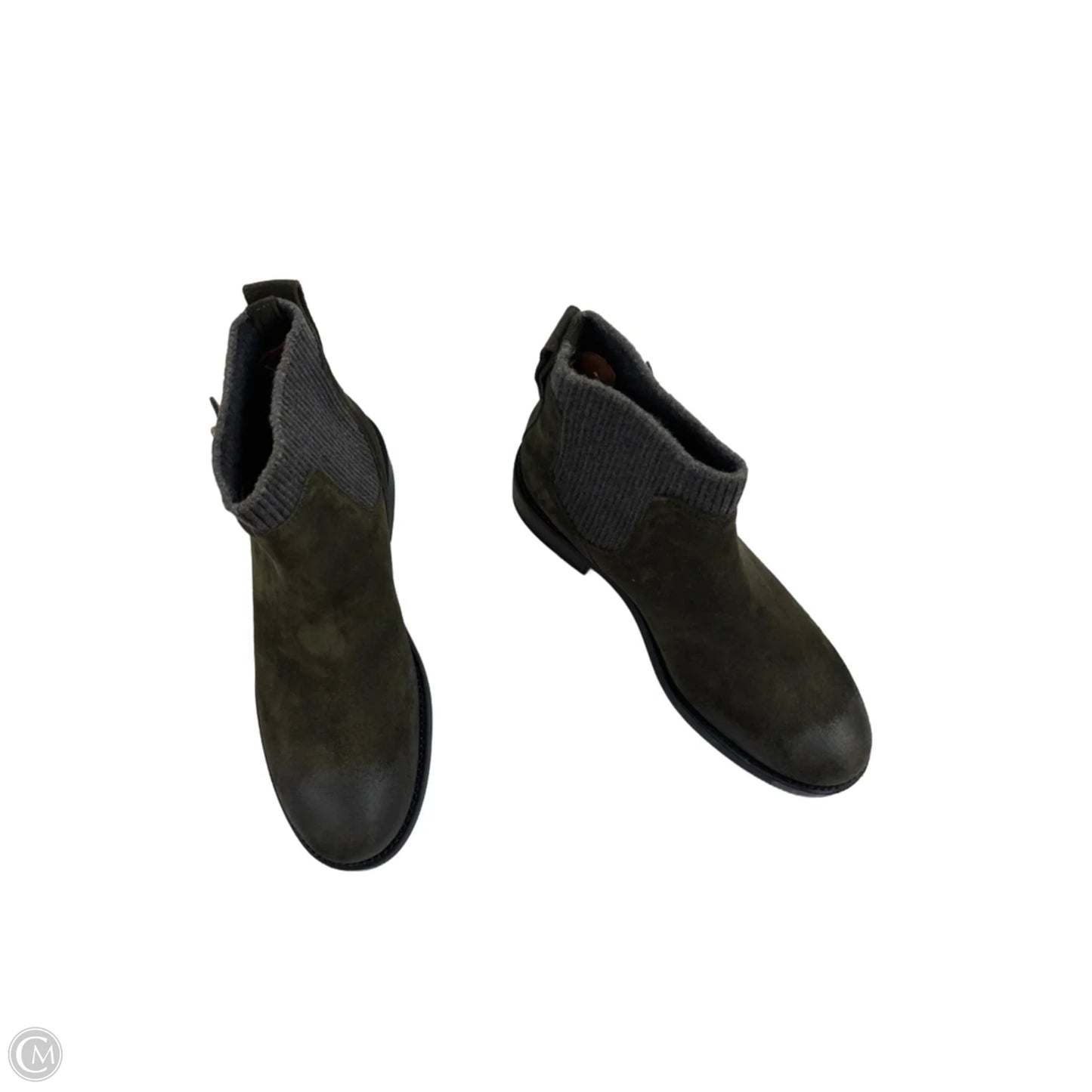 Boots Ankle Heels By Coldwater Creek In Green, Size: 9.5