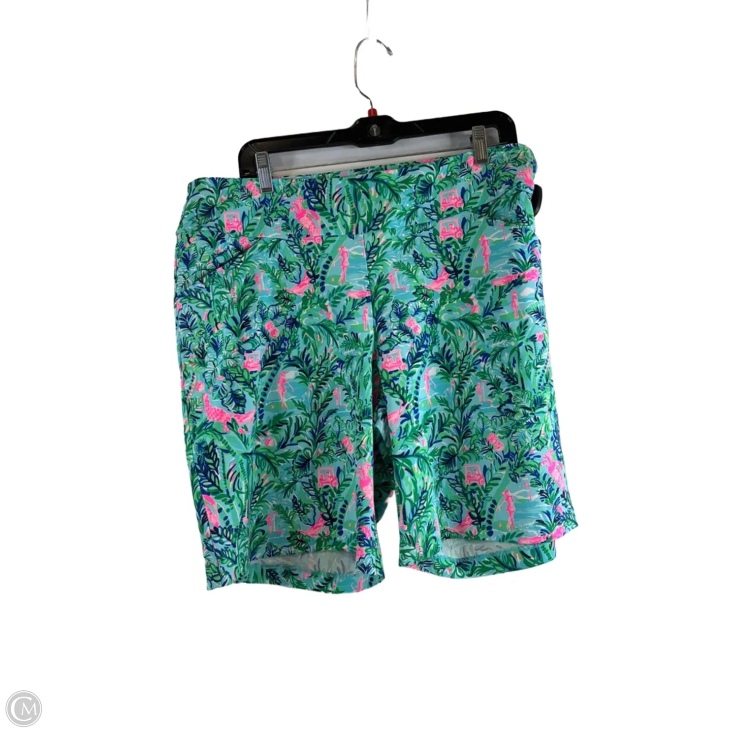 Shorts Designer By Lilly Pulitzer In Blue & Green, Size: 16