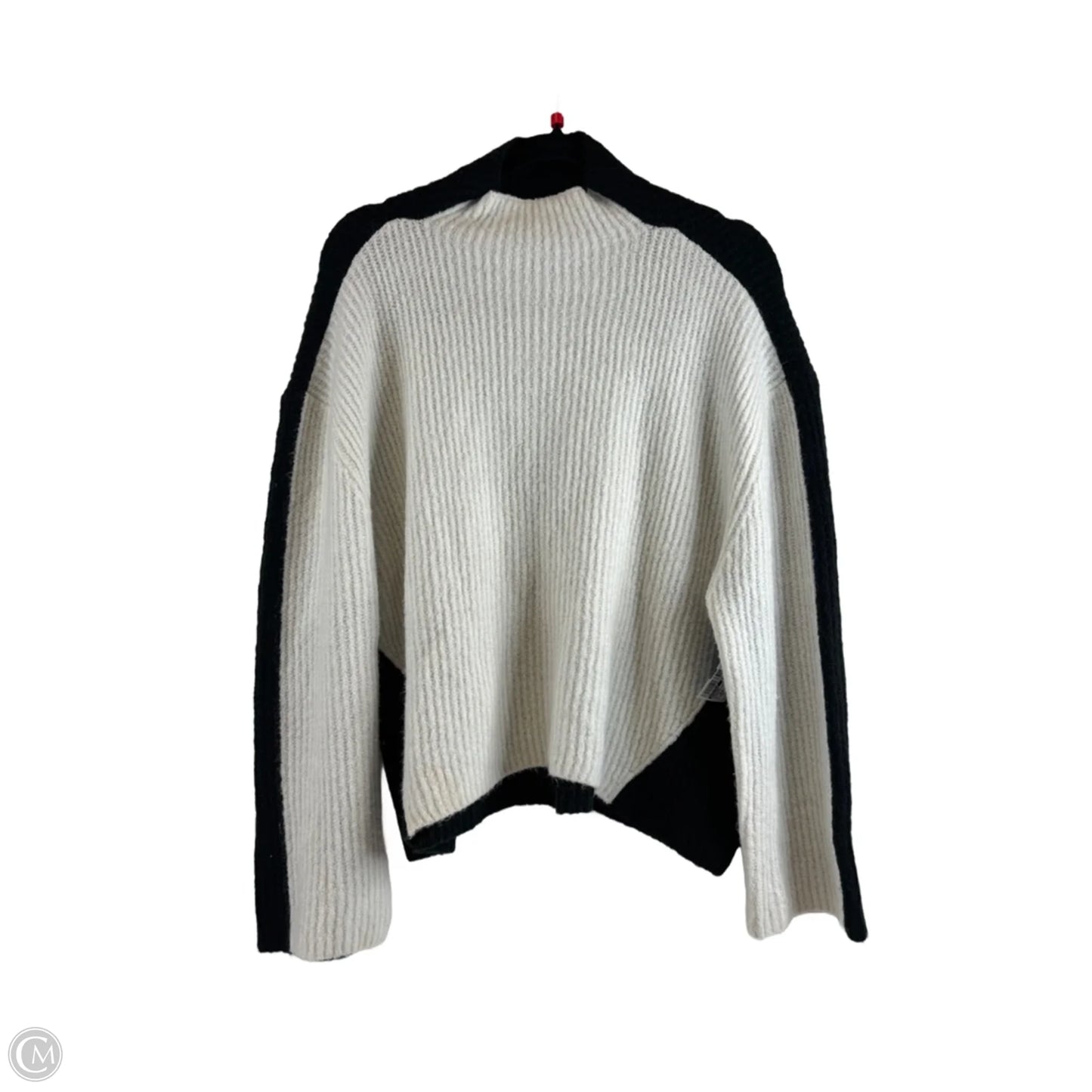 Sweater By Prologue In Black & White, Size: S