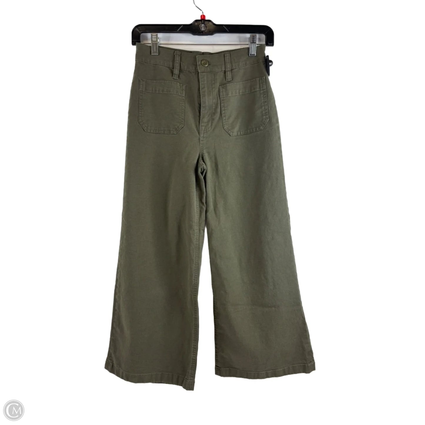 Pants Wide Leg By Point Sur In Green, Size: 2