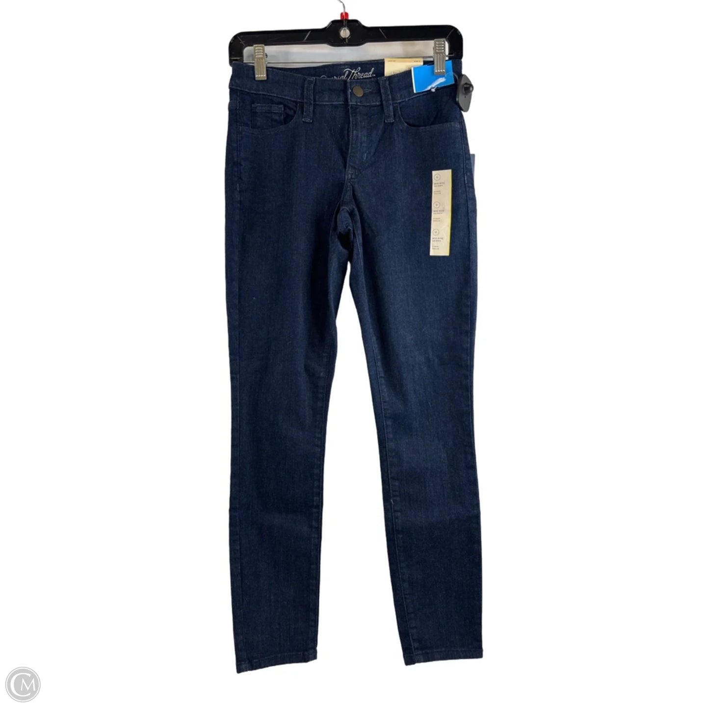 Jeans Skinny By Universal Thread In Blue Denim, Size: 0