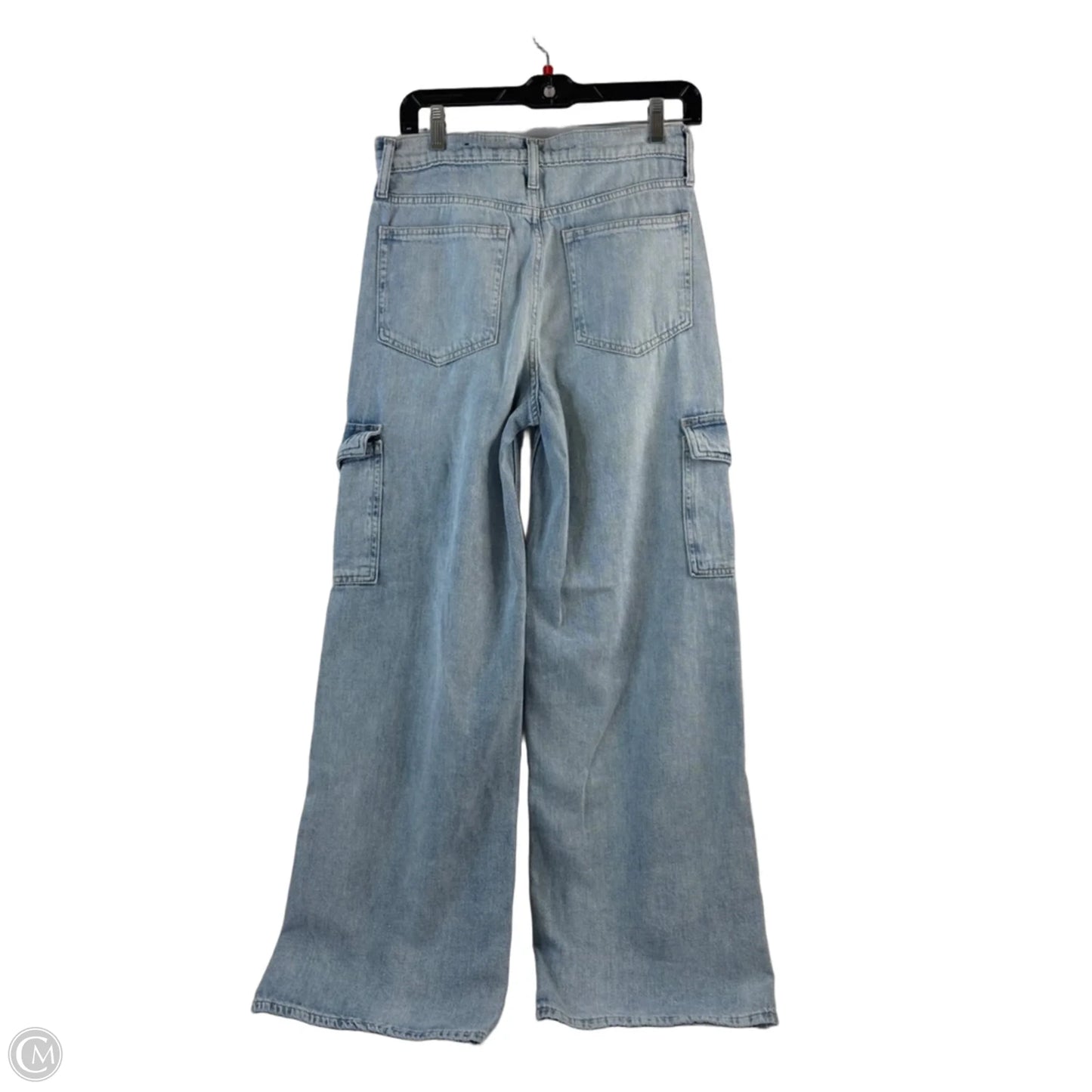 Jeans Wide Leg By Gap In Blue, Size: 4