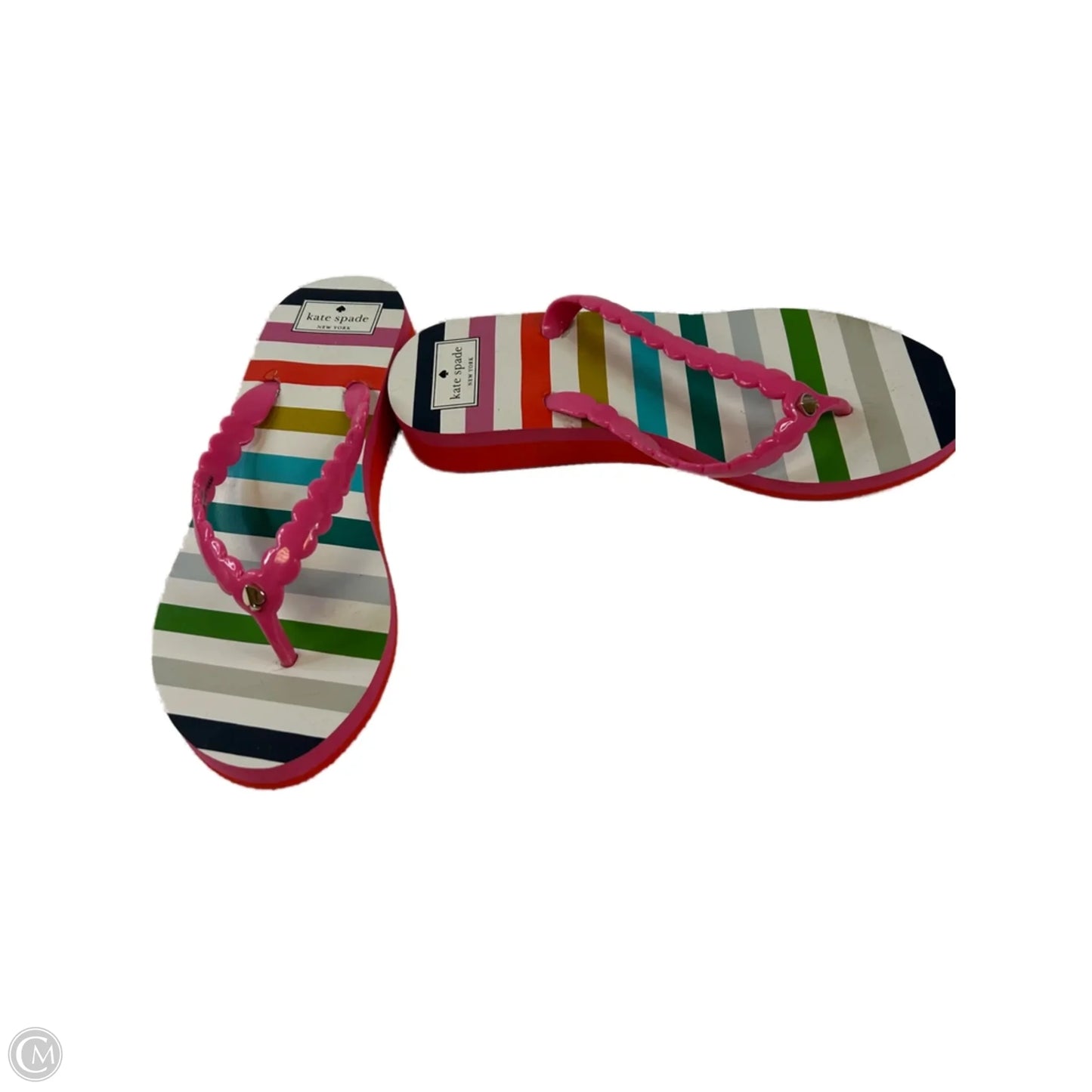 Sandals Designer By Kate Spade In Multi-colored, Size: 8