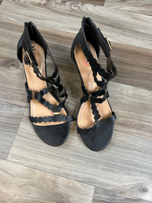 Sandals Heels Wedge By Xoxo  Size: 8.5