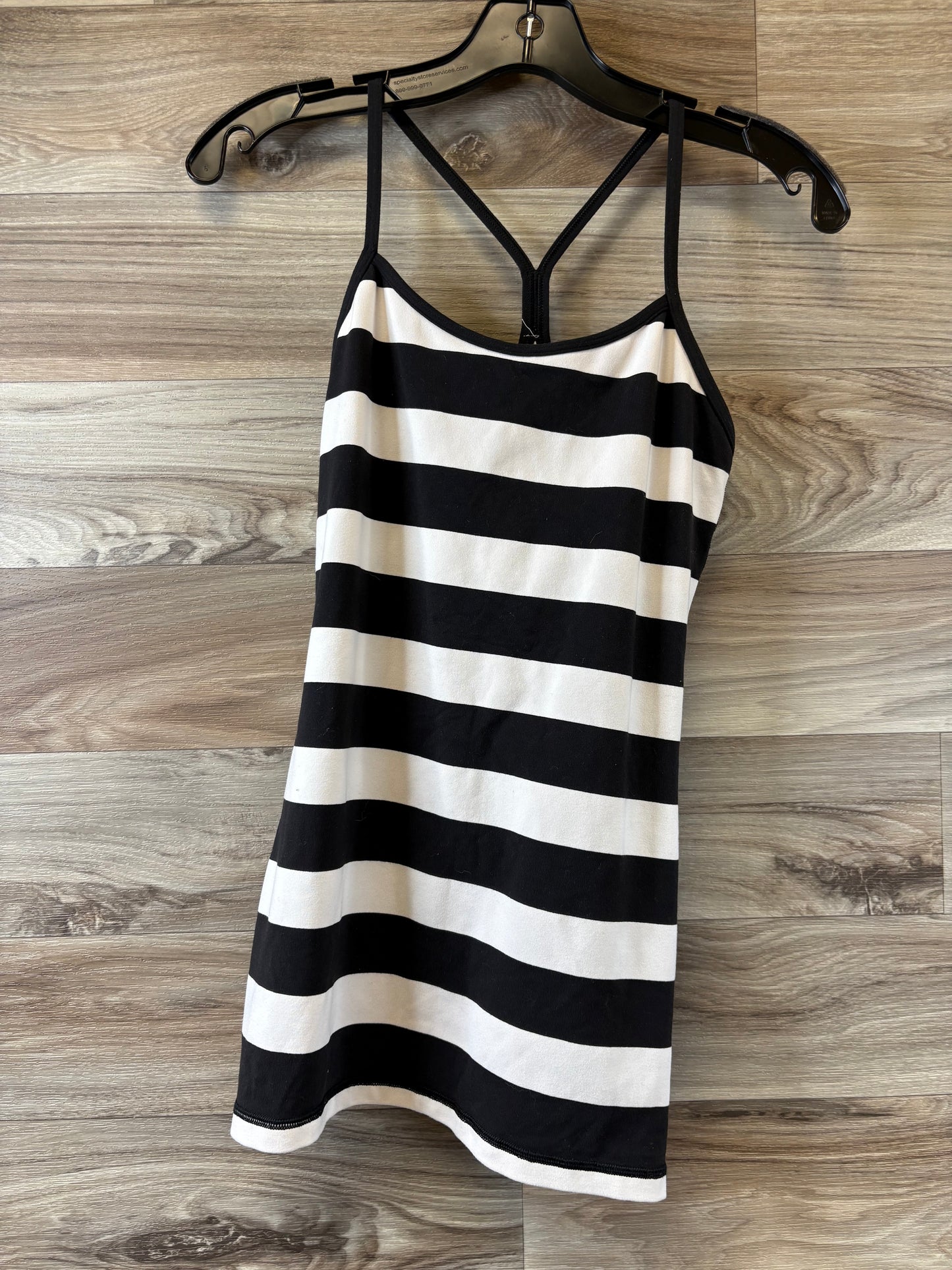 Athletic Tank Top By Lululemon In Striped Pattern, Size: S