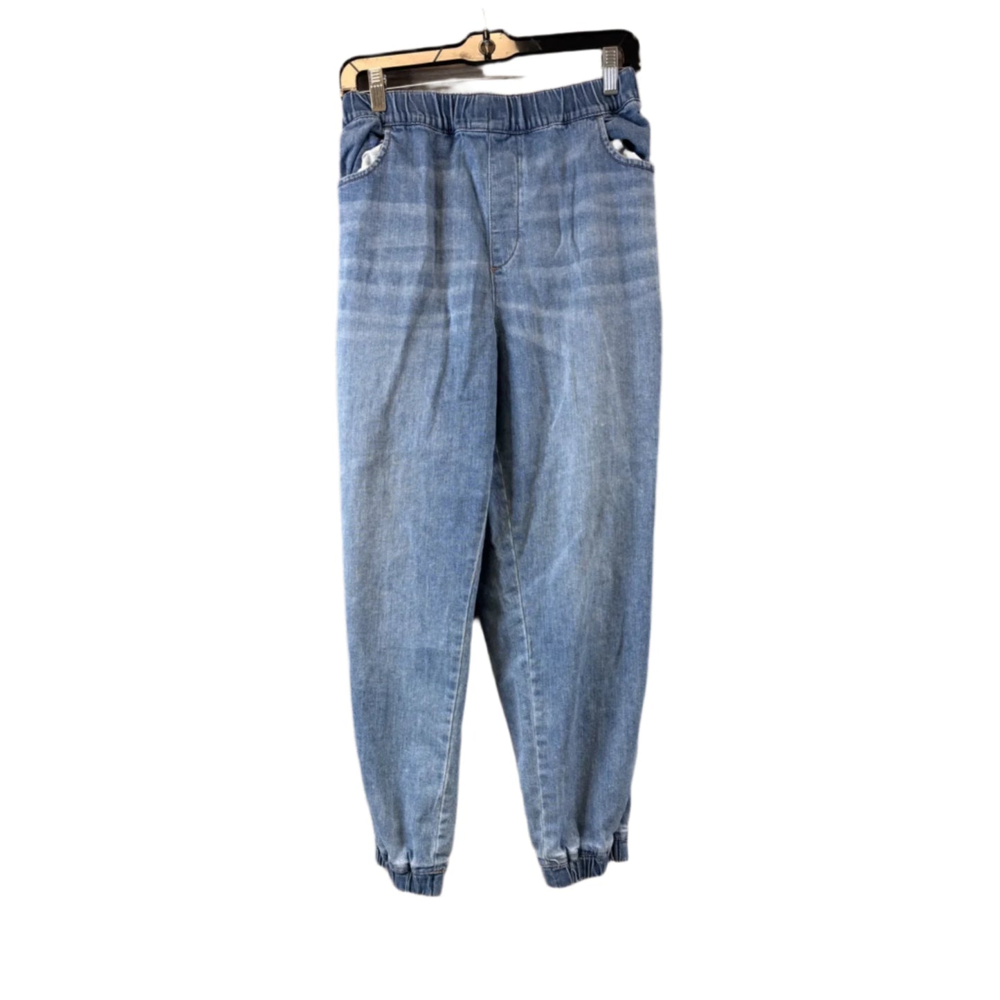 Jeans Straight By Loft In Blue Denim, Size: 12
