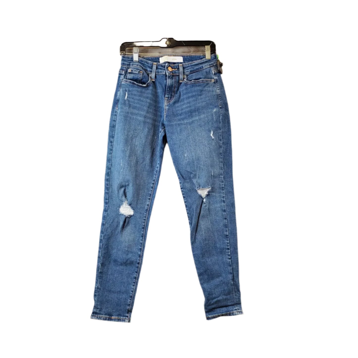 Jeans Boyfriend By Levis In Blue Denim, Size: 0