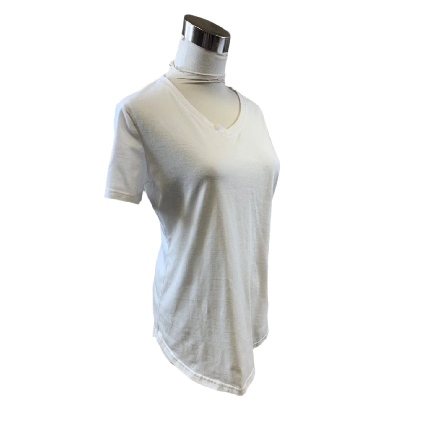 Top Short Sleeve Basic By Tek Gear In White, Size: S