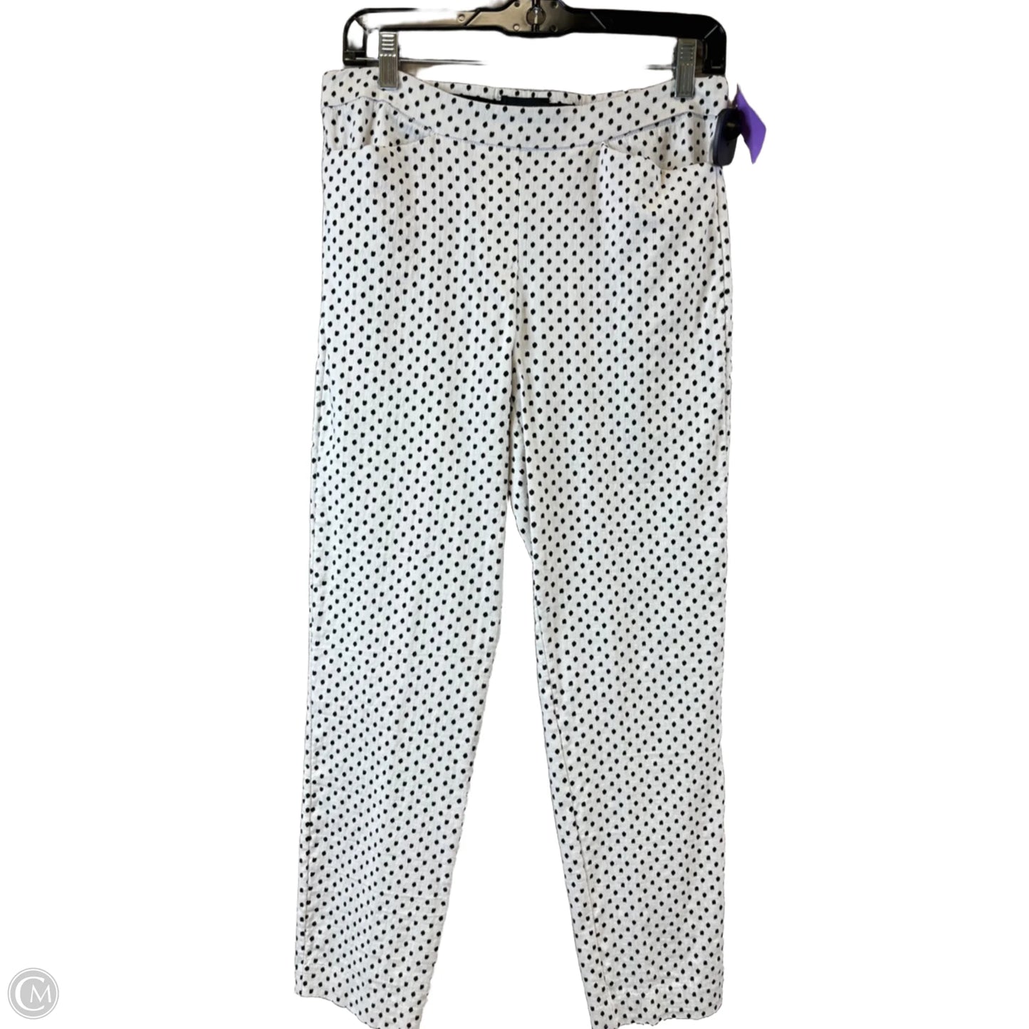 Pants Dress By Adrienne Vittadini In Black & White, Size: 8