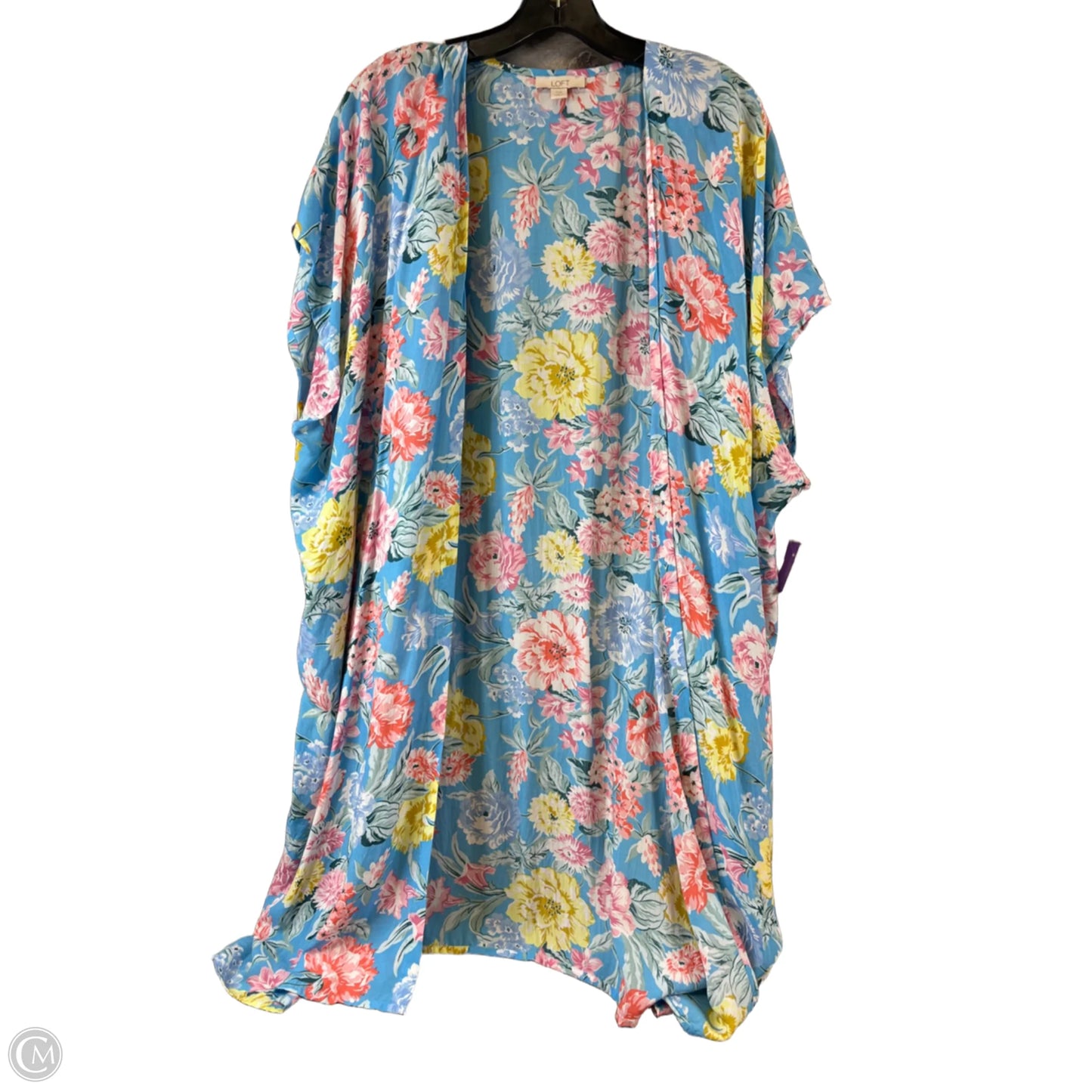 Kimono By Loft In Blue & Pink, Size: S