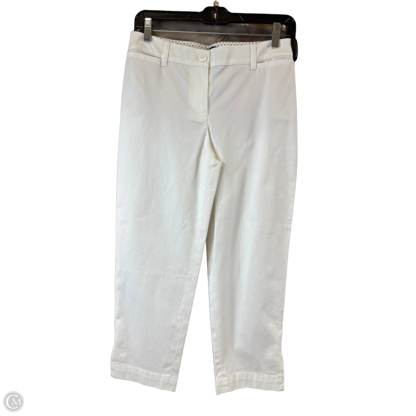 Pants Cropped By Talbots In White, Size: 2p