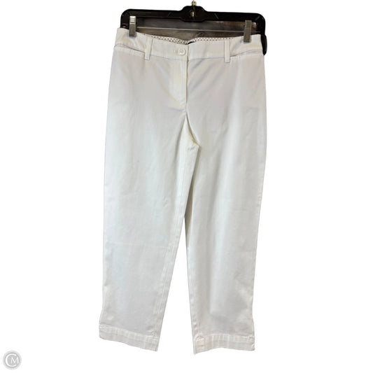 Pants Cropped By Talbots In White, Size: 2p