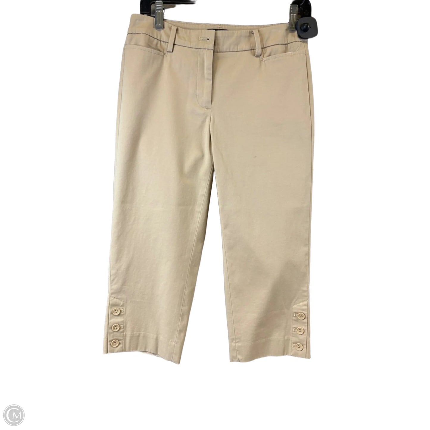 Pants Cropped By Talbots In Tan, Size: 2p