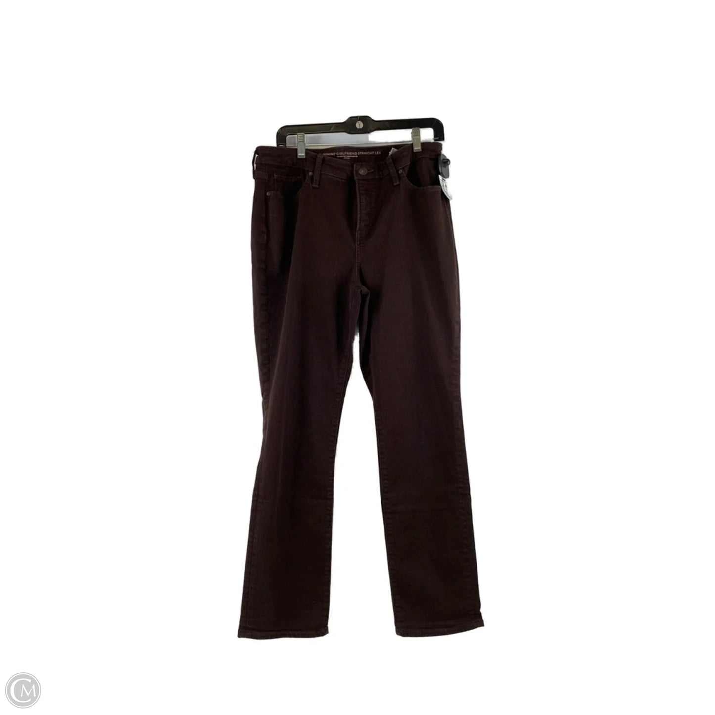 Jeans Straight By Chicos In Brown, Size: 10