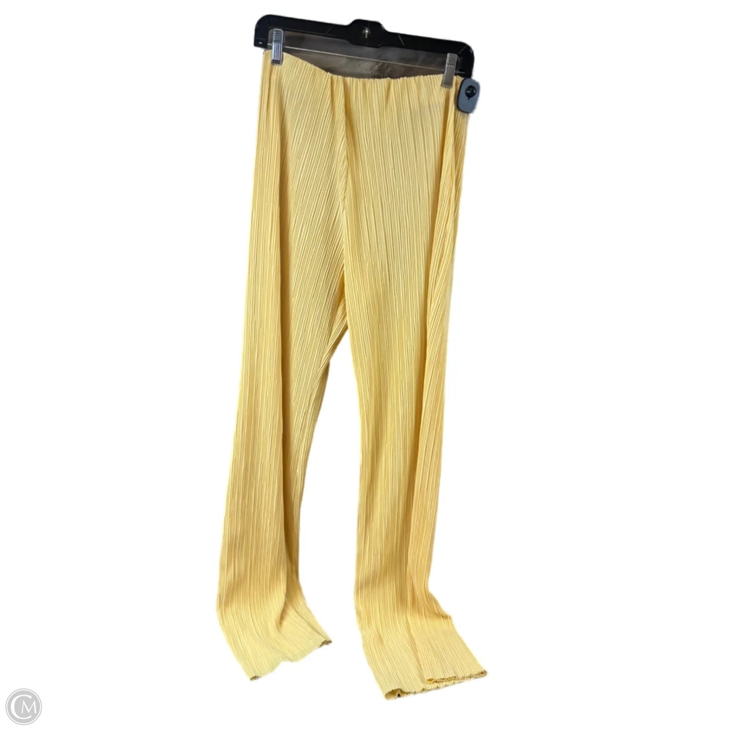 Pants Wide Leg By Zara In Yellow, Size: 8