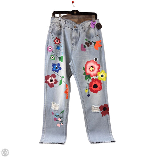 Jeans Straight By Clothes Mentor In Blue Denim, Size: 12