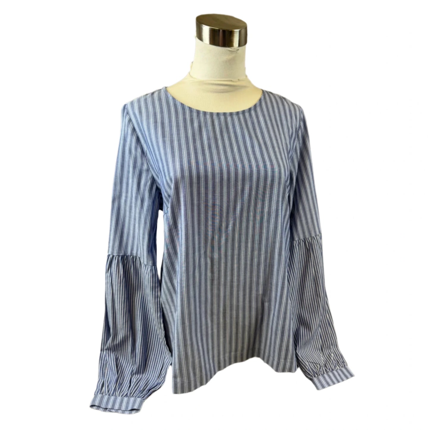 Top Long Sleeve By A New Day In Blue, Size: S