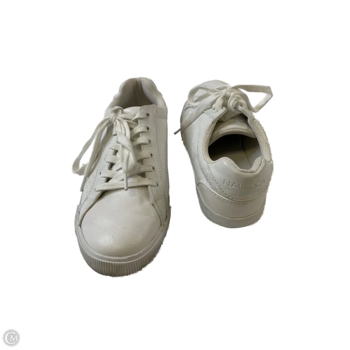 Shoes Sneakers By Nautica In White, Size: 9.5