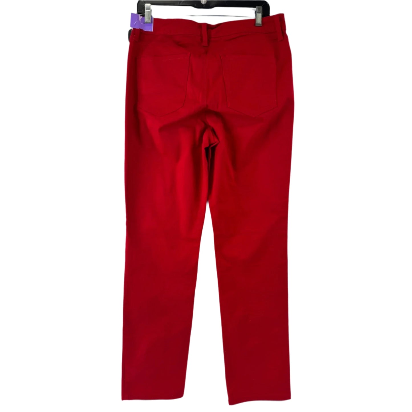Jeans Straight By Charter Club In Red, Size: 10
