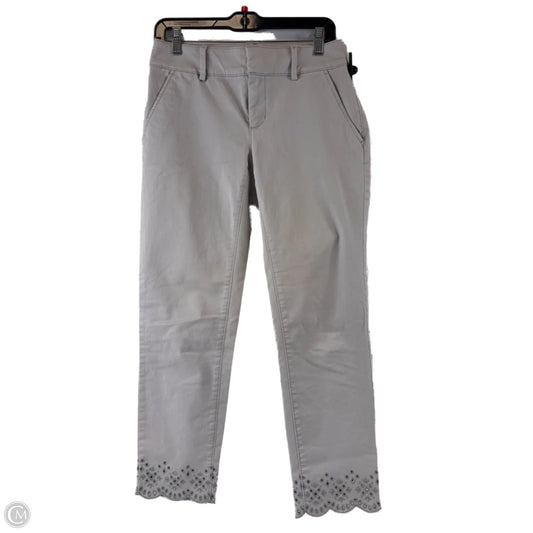Jeans Skinny By Loft In Grey, Size: 4