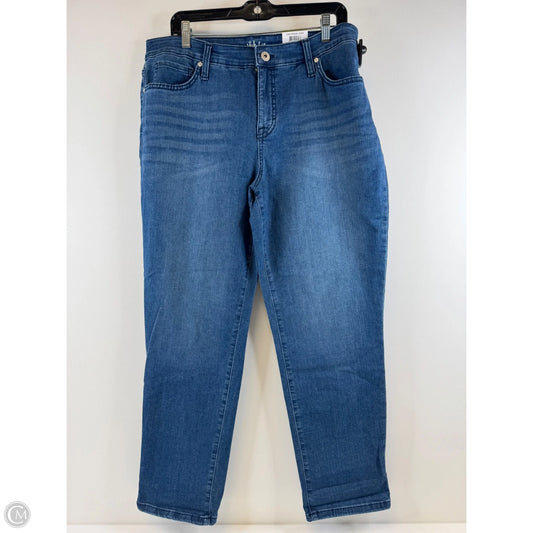 Jeans Boyfriend By Style And Company In Blue Denim, Size: 14