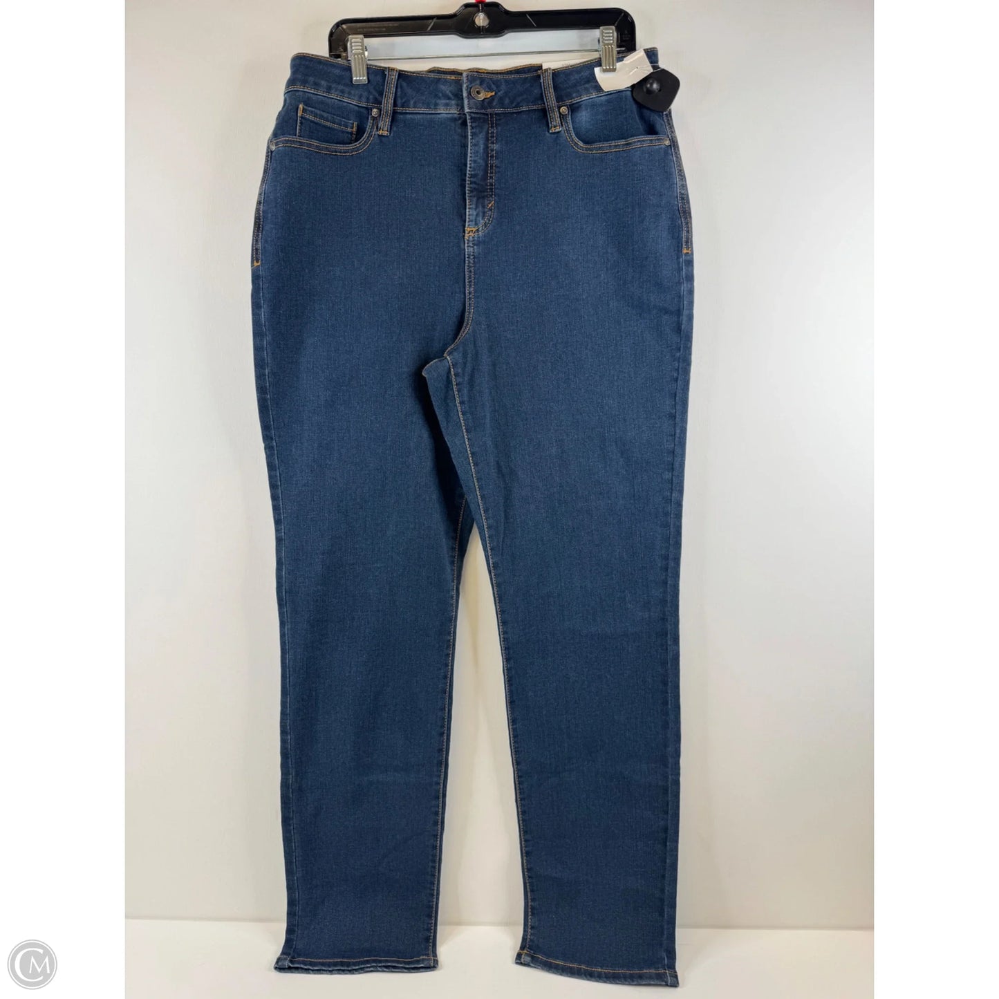 Jeans Straight By Style And Company In Blue Denim, Size: 16