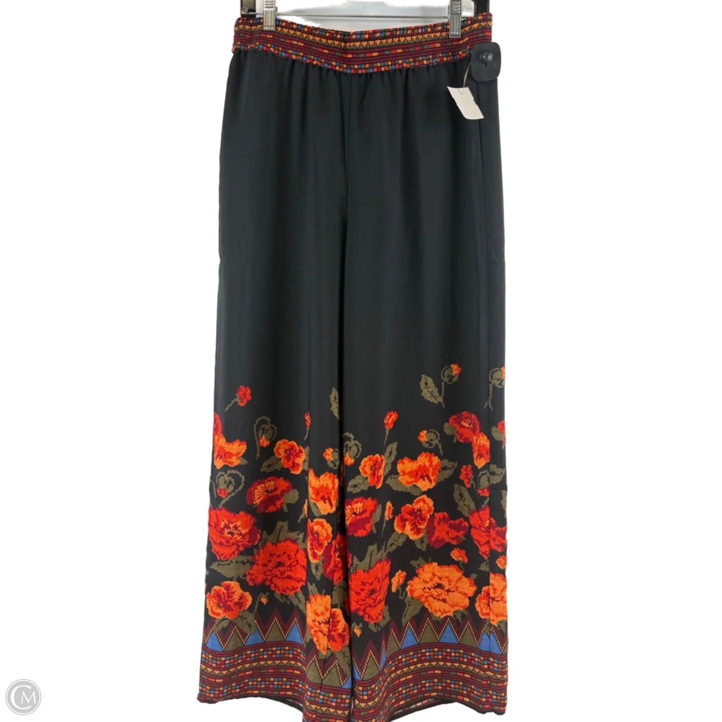 Pants Wide Leg By Rachel Zoe In Black & Orange, Size: 8