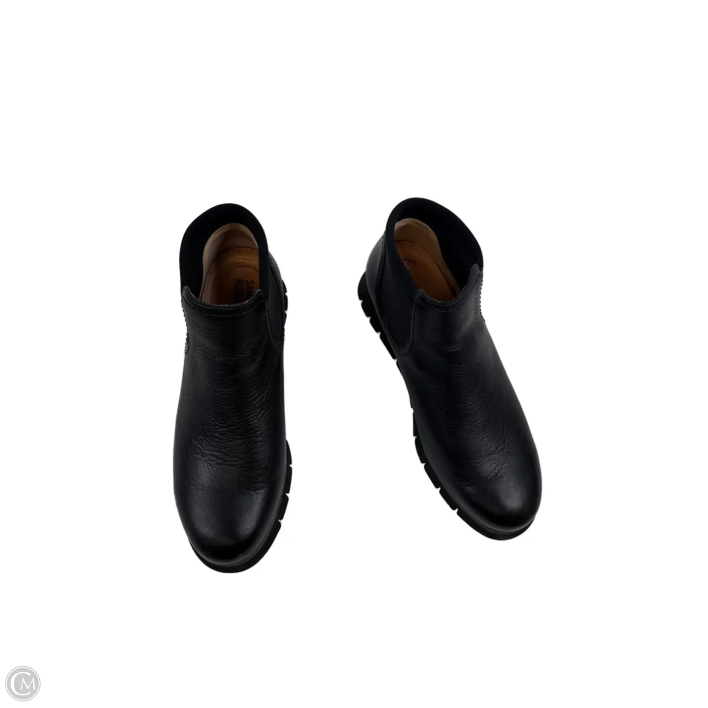 Boots Ankle Flats By Clothes Mentor In Black, Size: 8.5